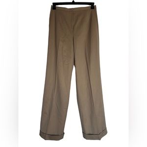 Talbots Tan Dress Trouser Wool Pants